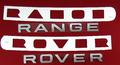 View Item Range Rover P38 Titanium SILVER Bonnet Lettering ( Curved )